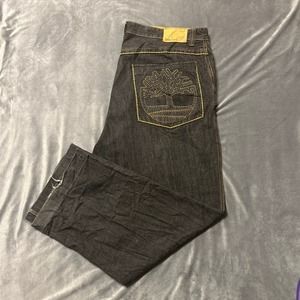 Timberland jeans / Y2K hiphop/ straight leg (relaxed) / black / W42 x L32